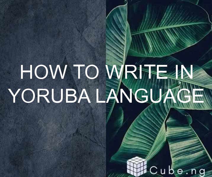 essay writing in yoruba language