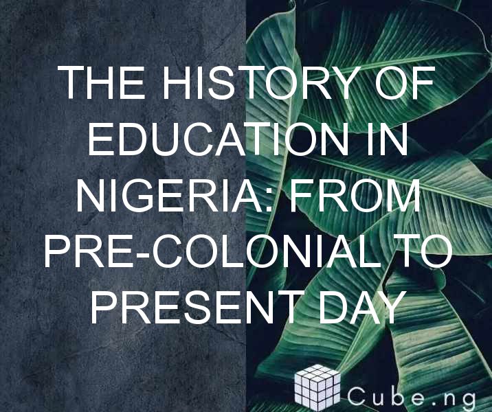 The History Of Education In Nigeria: From Pre-colonial To Present Day